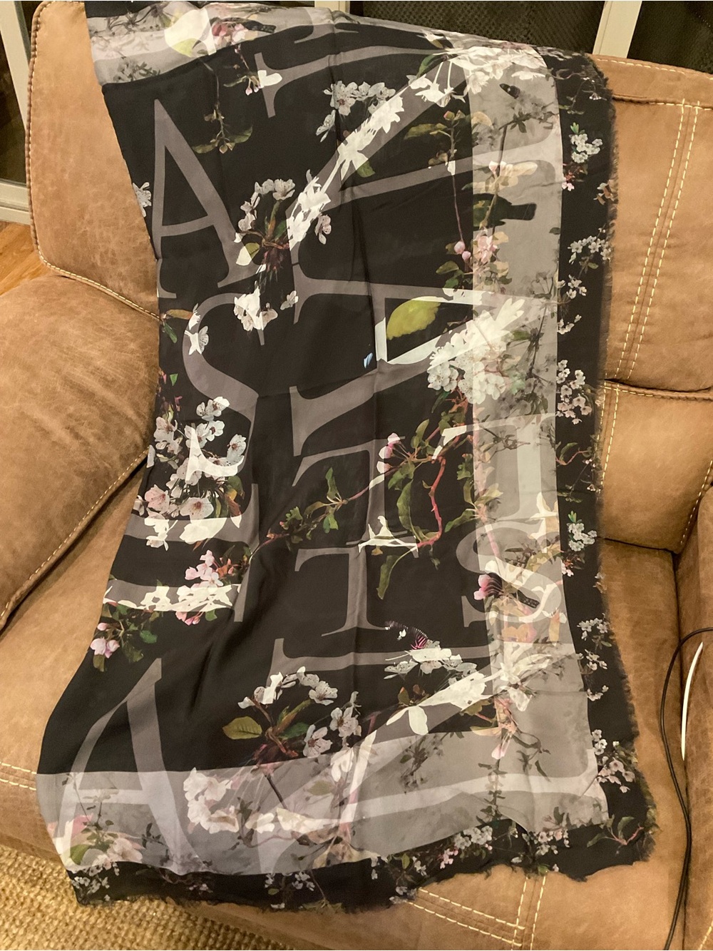 AllSaints Voila Large Square Scarf